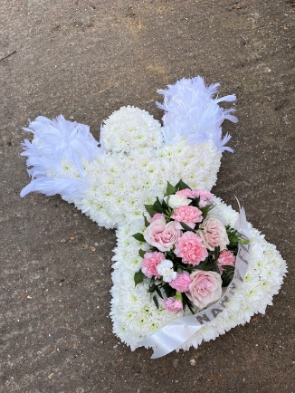 Funeral Angel by florist in Bromley 