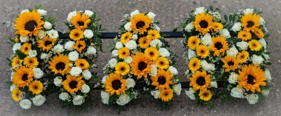 Mixed Bright Flowers with Sunflowers