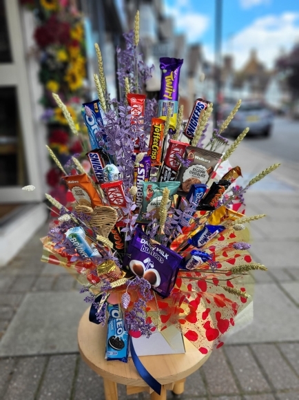 Sweet Explosion Bouquet made by florist in Hayes, Bromley for same day delivery near me